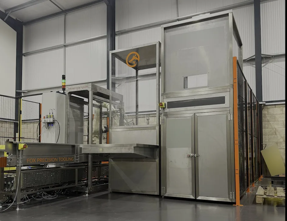 Fox Precision Tooling turnkey robot cell